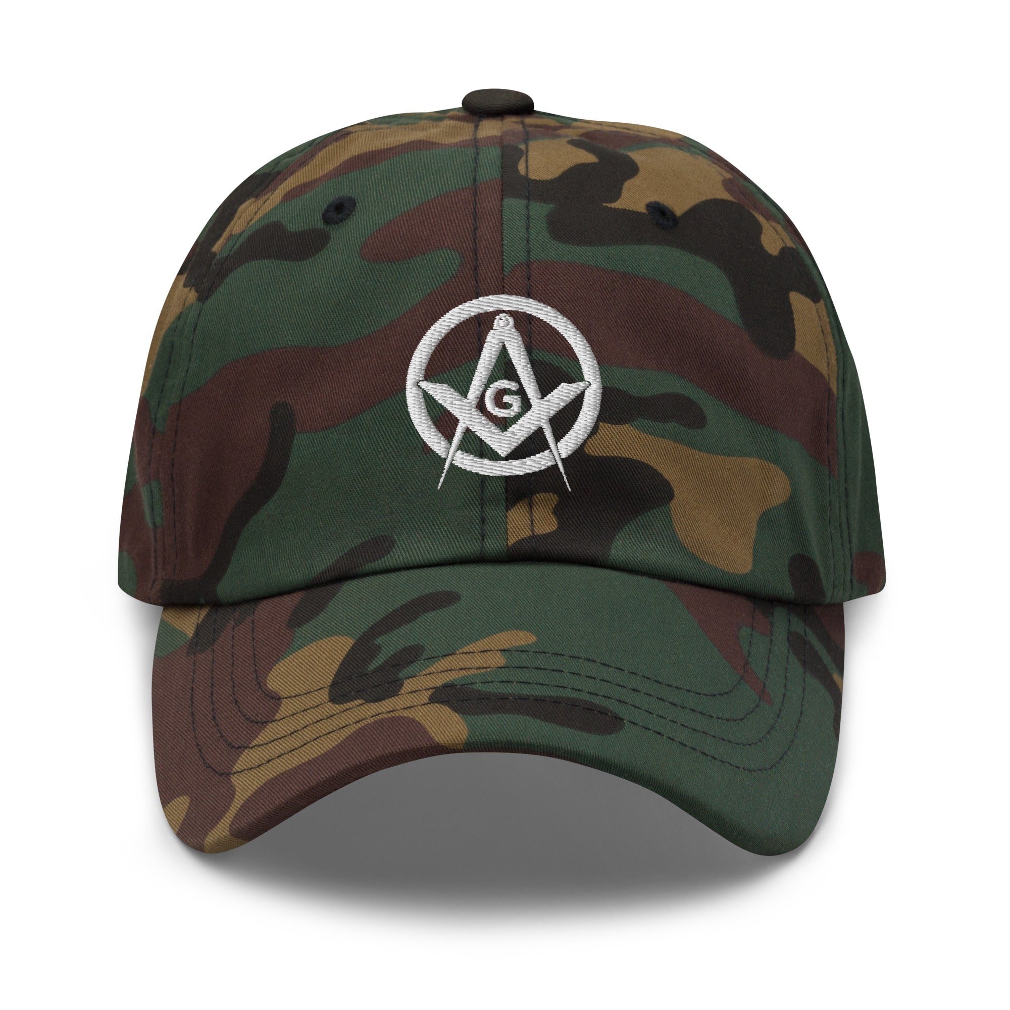 Square and Compass with G Classic Dad Hat