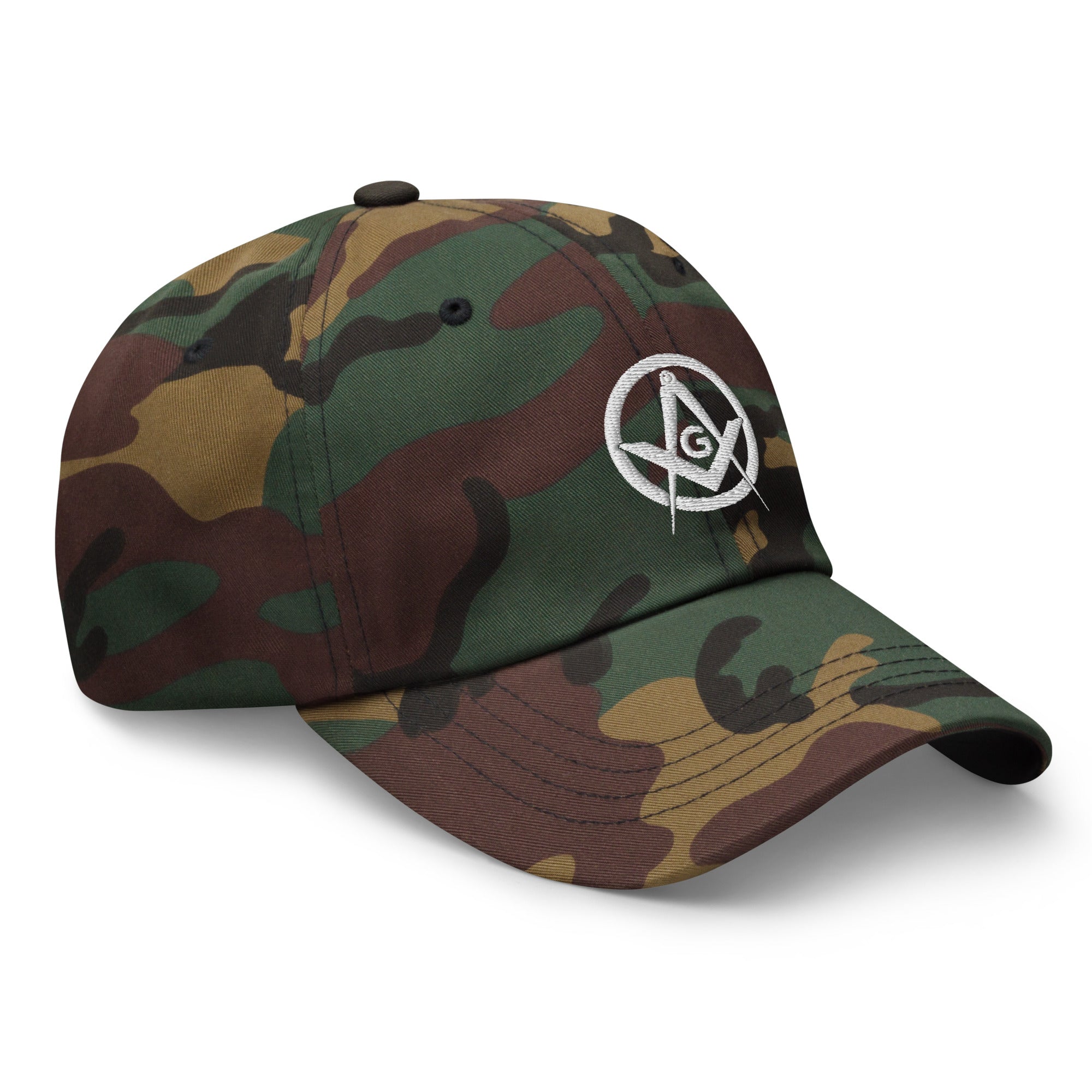 Square and Compass with G Classic Dad Hat