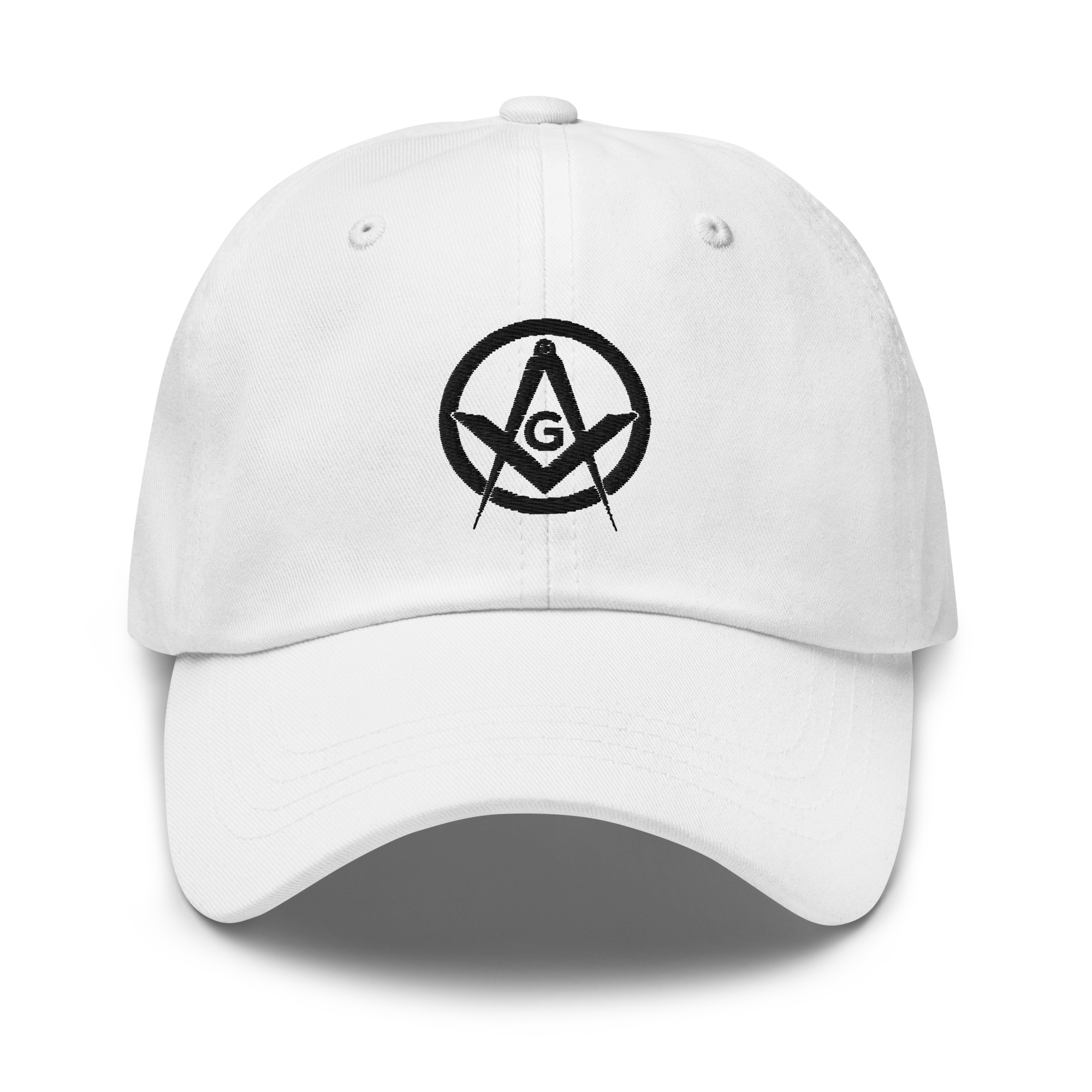 Square and Compass with G Classic Dad Hat