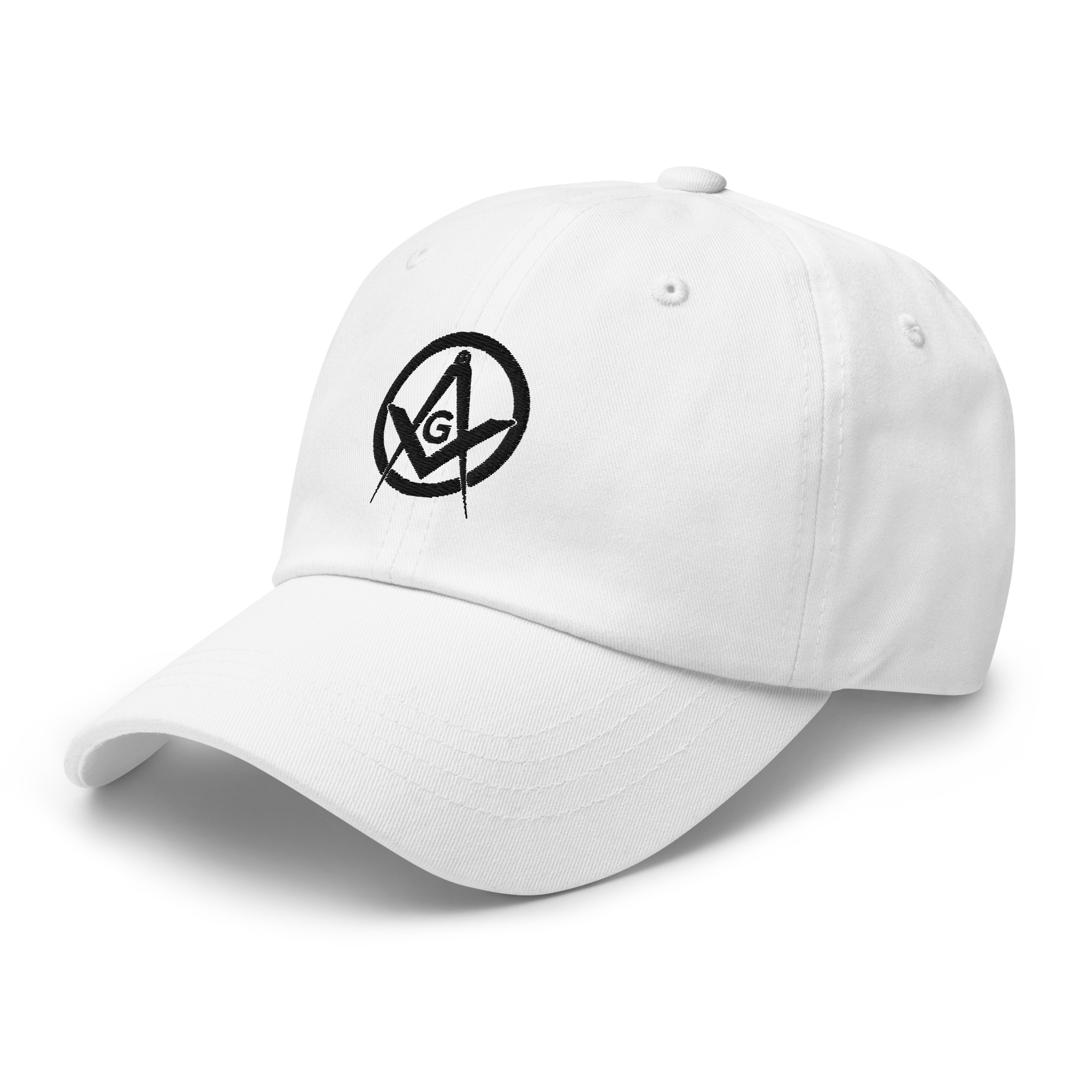 Square and Compass with G Classic Dad Hat