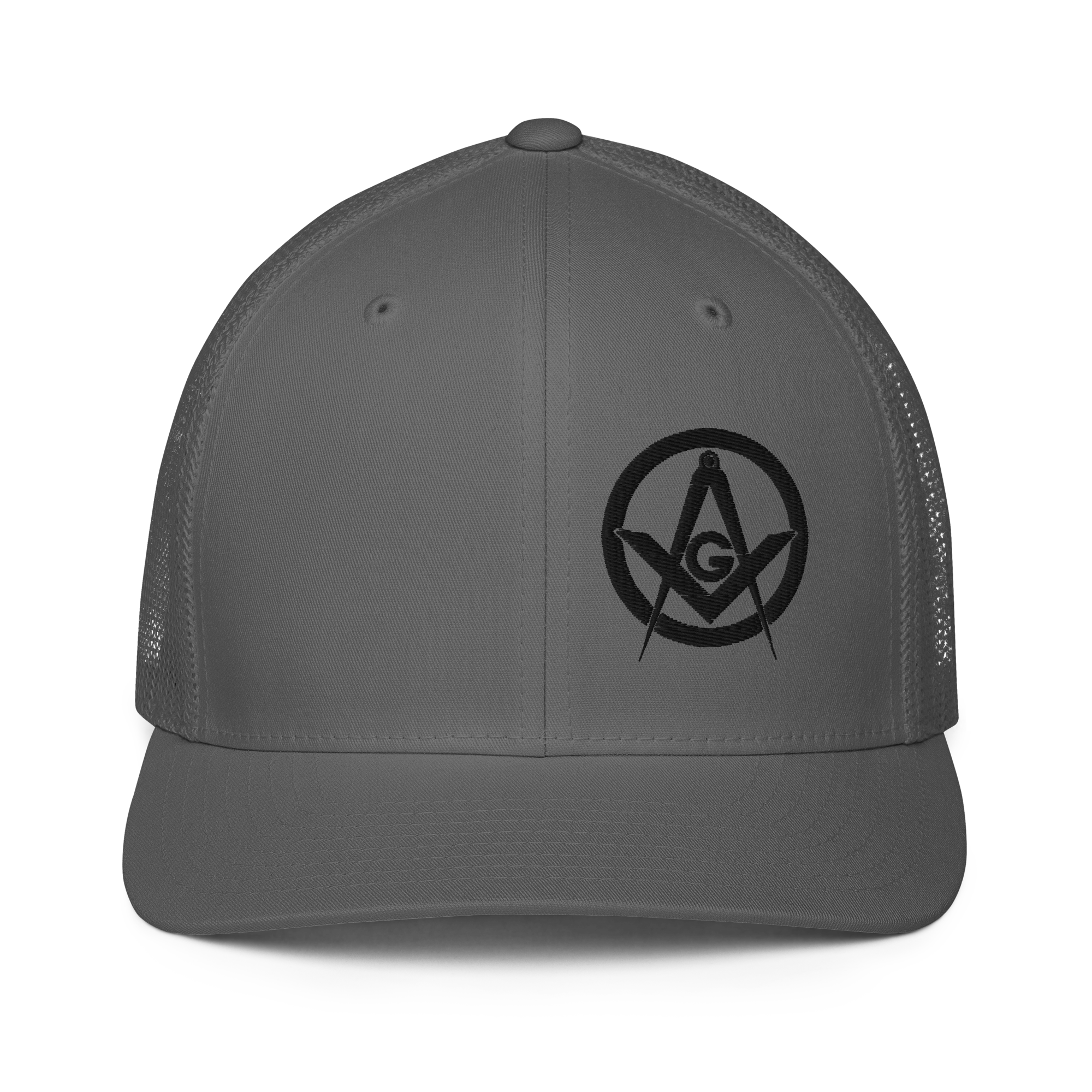 Square & Compasses Cap with G – Flexfit Mesh Series