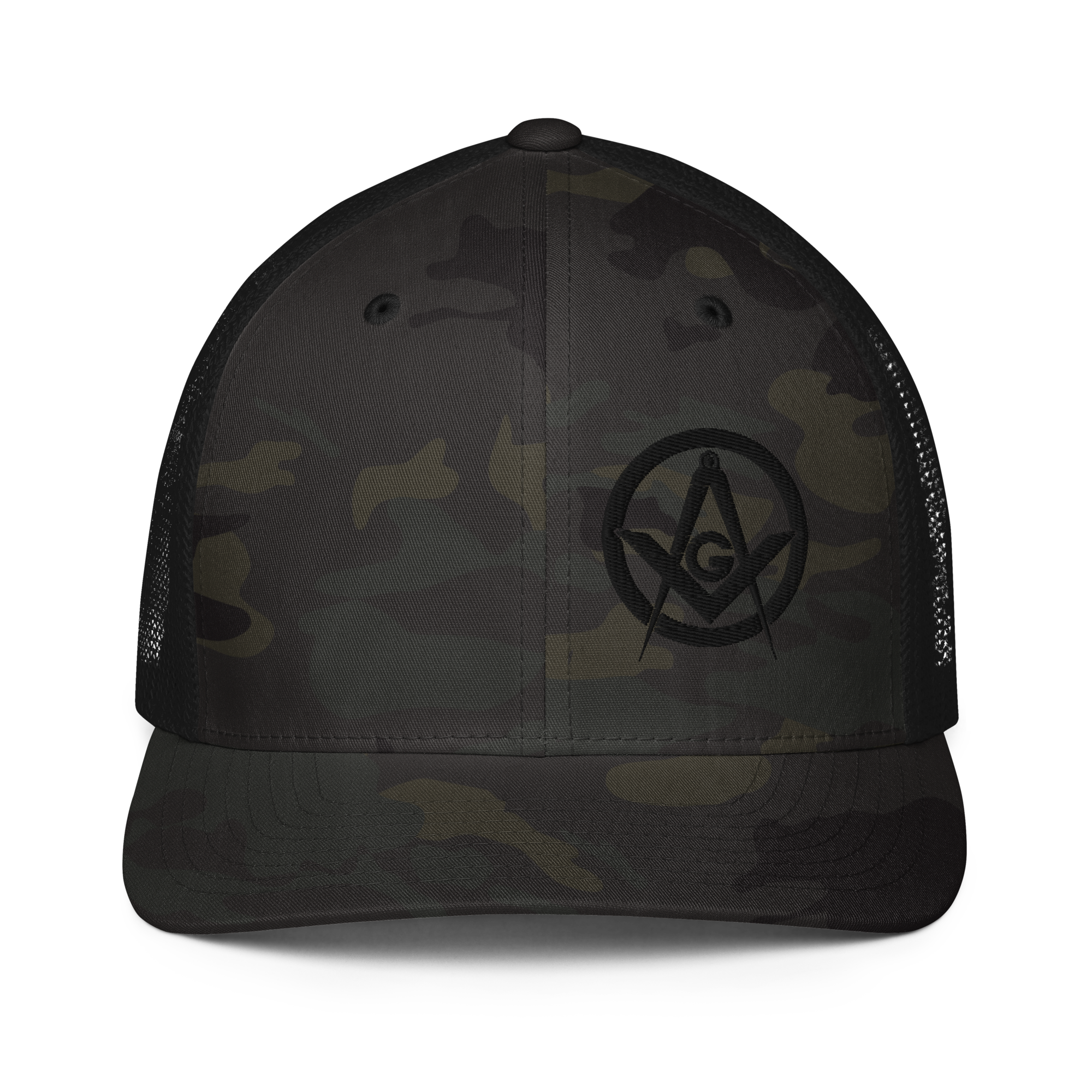 Square and Compass Mesh Back Trucker Hat