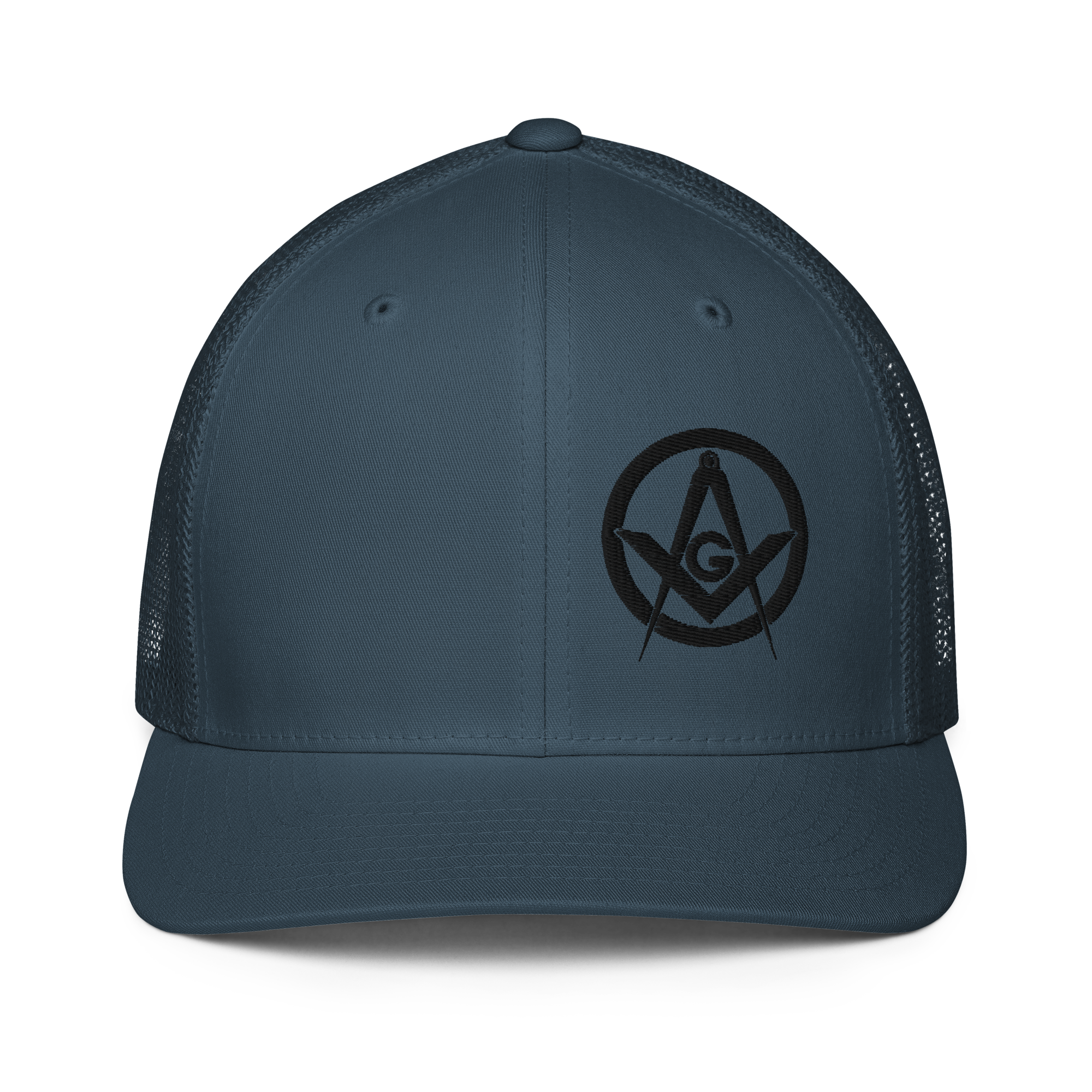 Square & Compasses Cap with G – Flexfit Mesh Series
