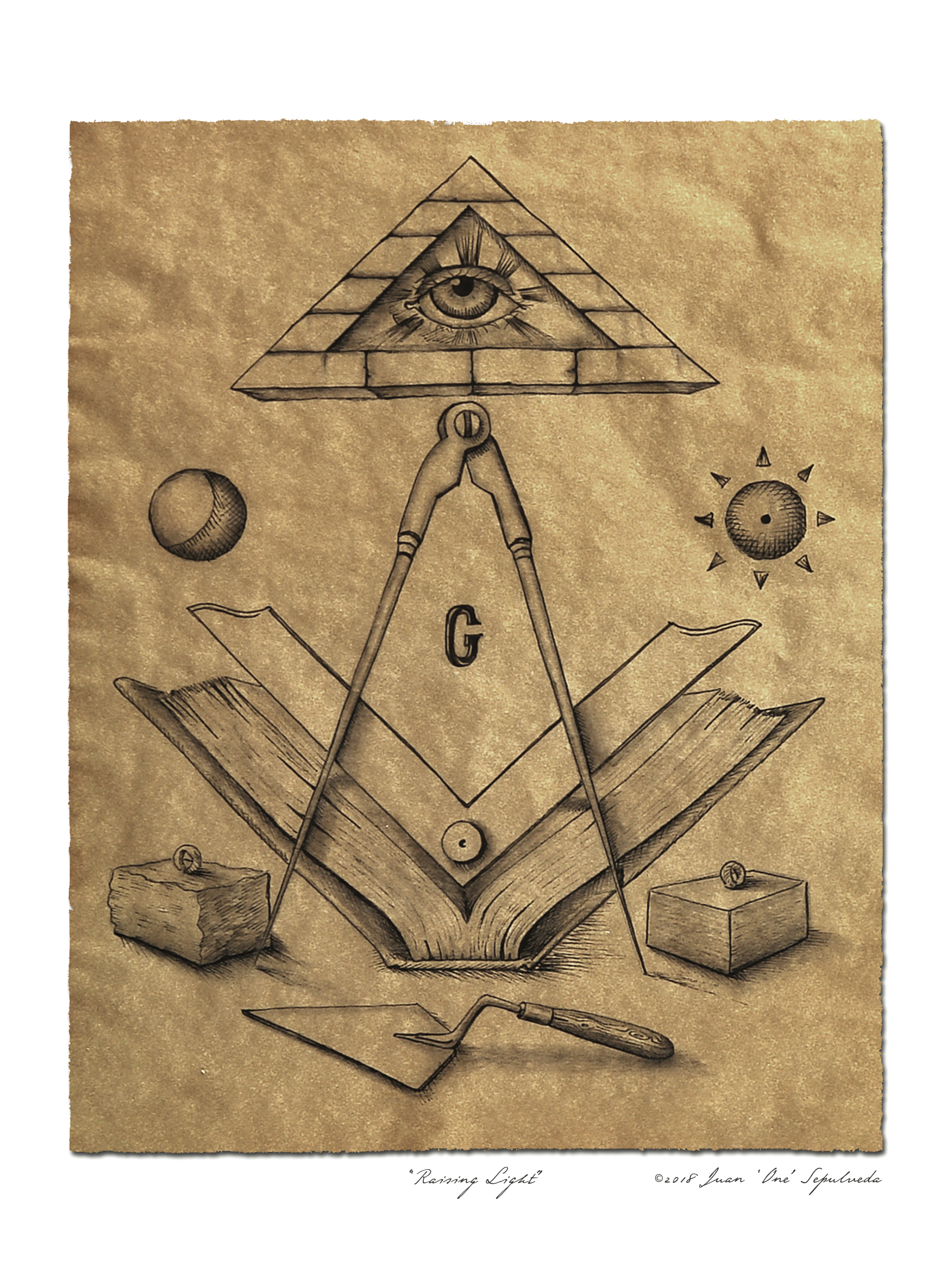 Masonic Light | Raising Light | Master Mason Art