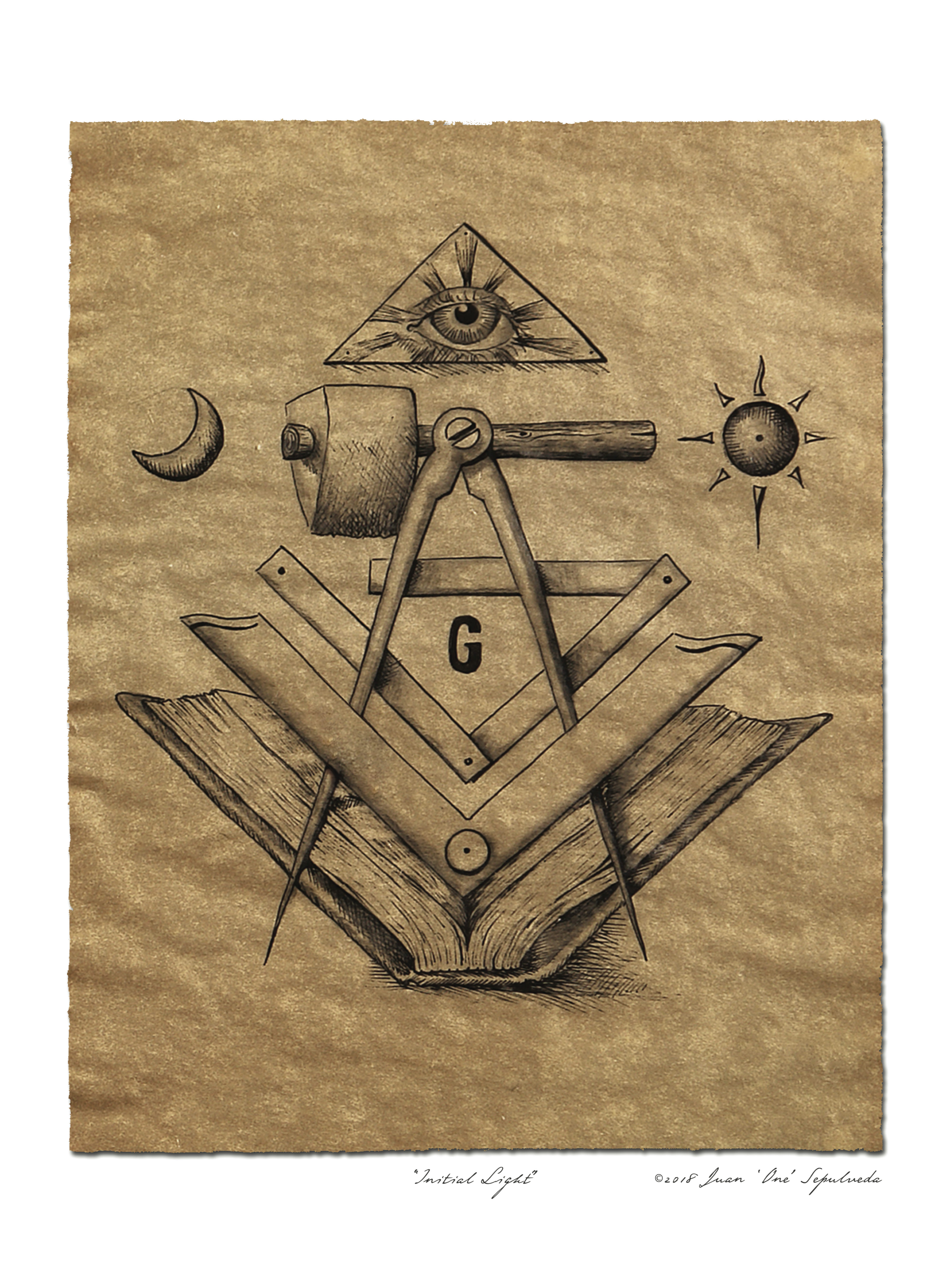 Masonic Light | Initial Light | Entered Apprentice Art