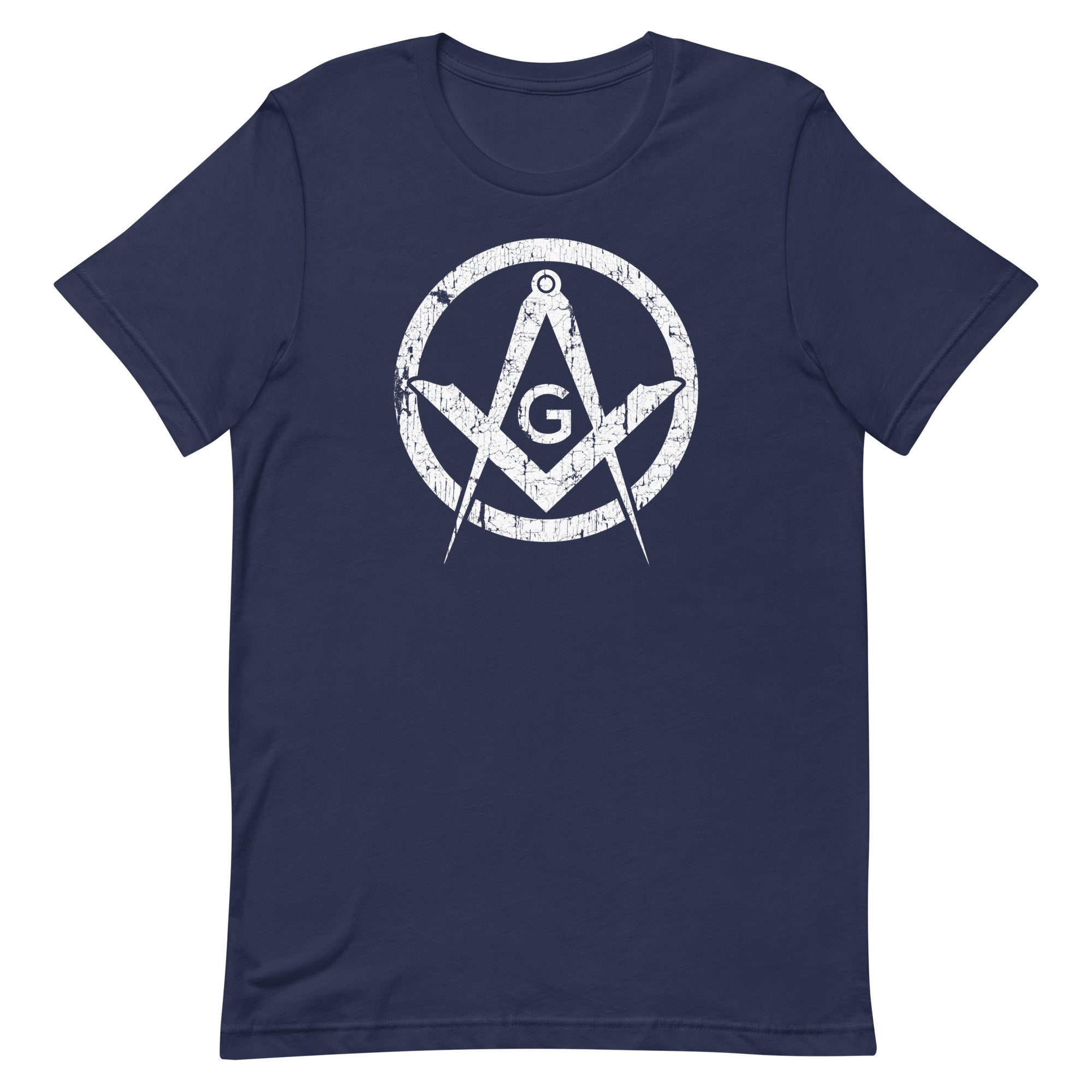 Square and Compass Distressed T-Shirt