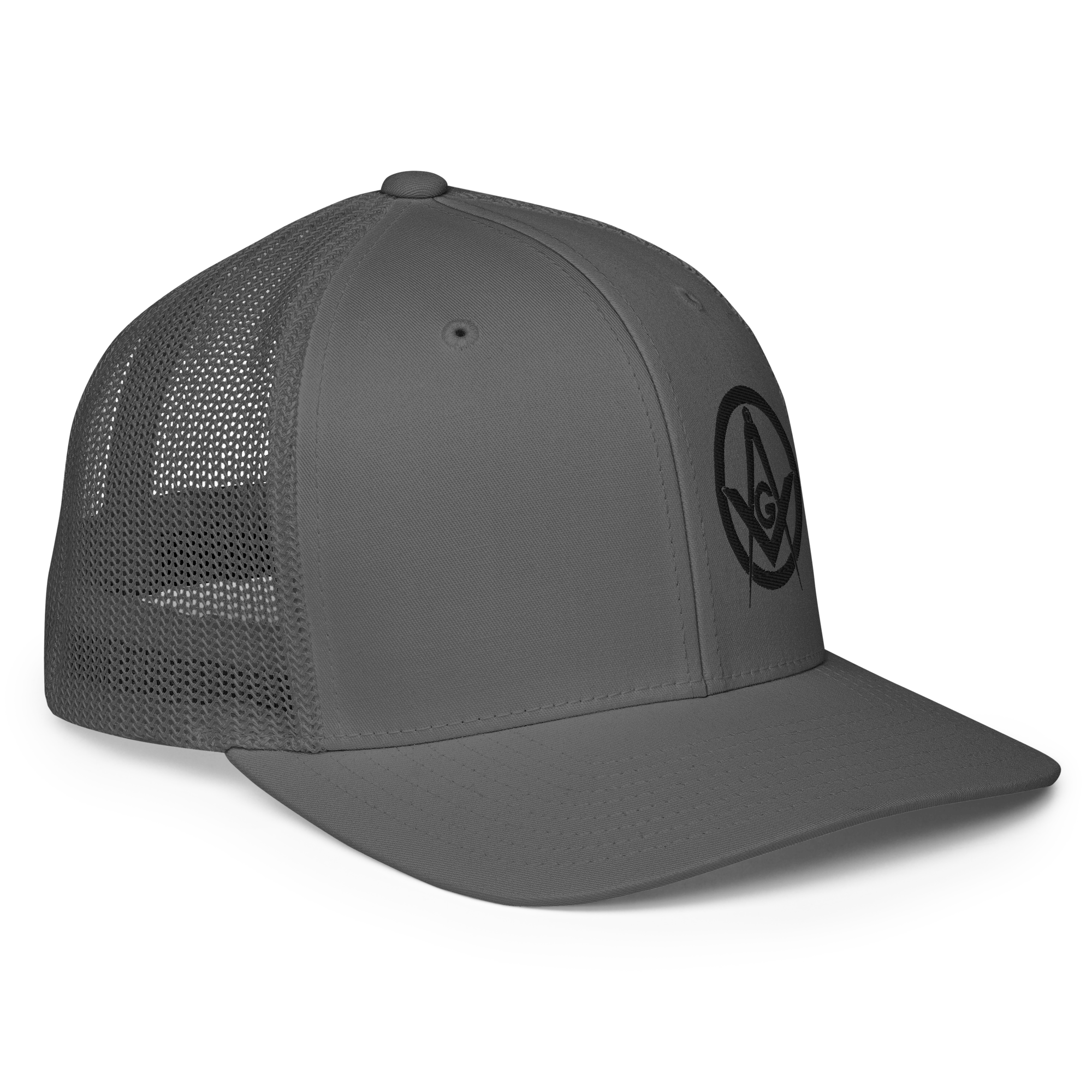 Square & Compasses Cap with G – Flexfit Mesh Series