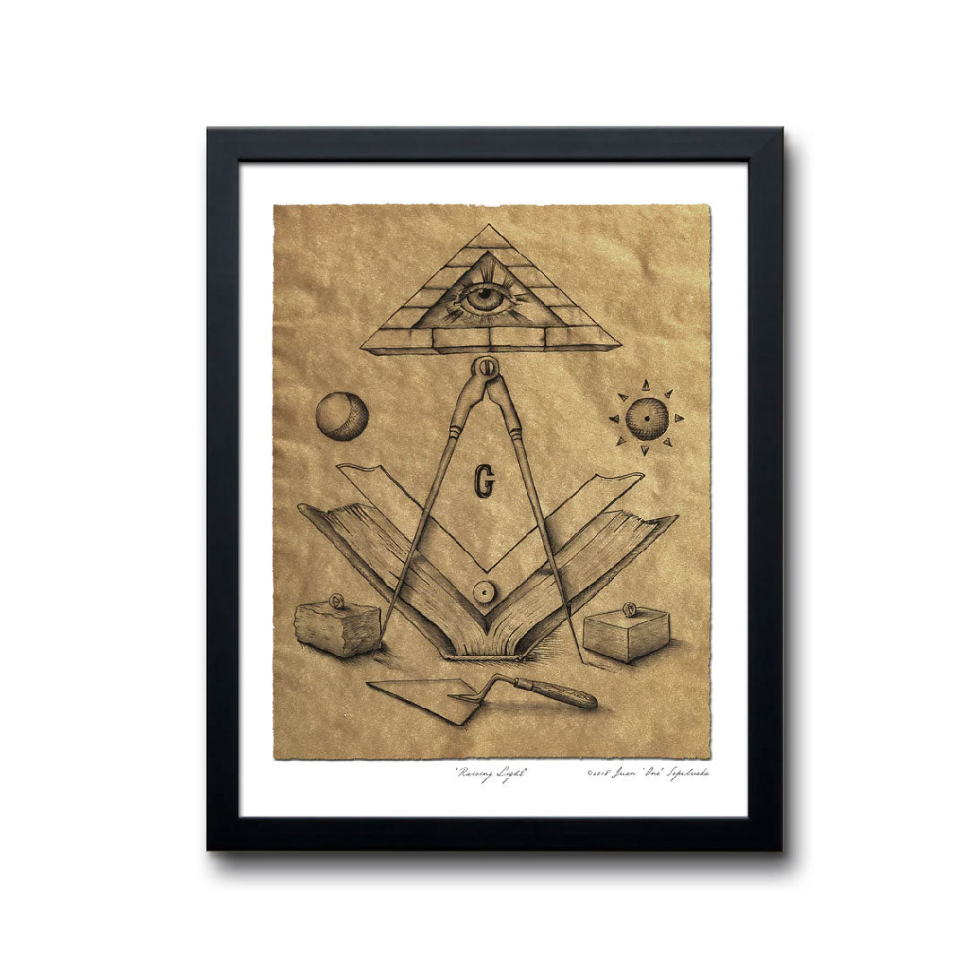 Masonic Light | Raising Light | Master Mason Art