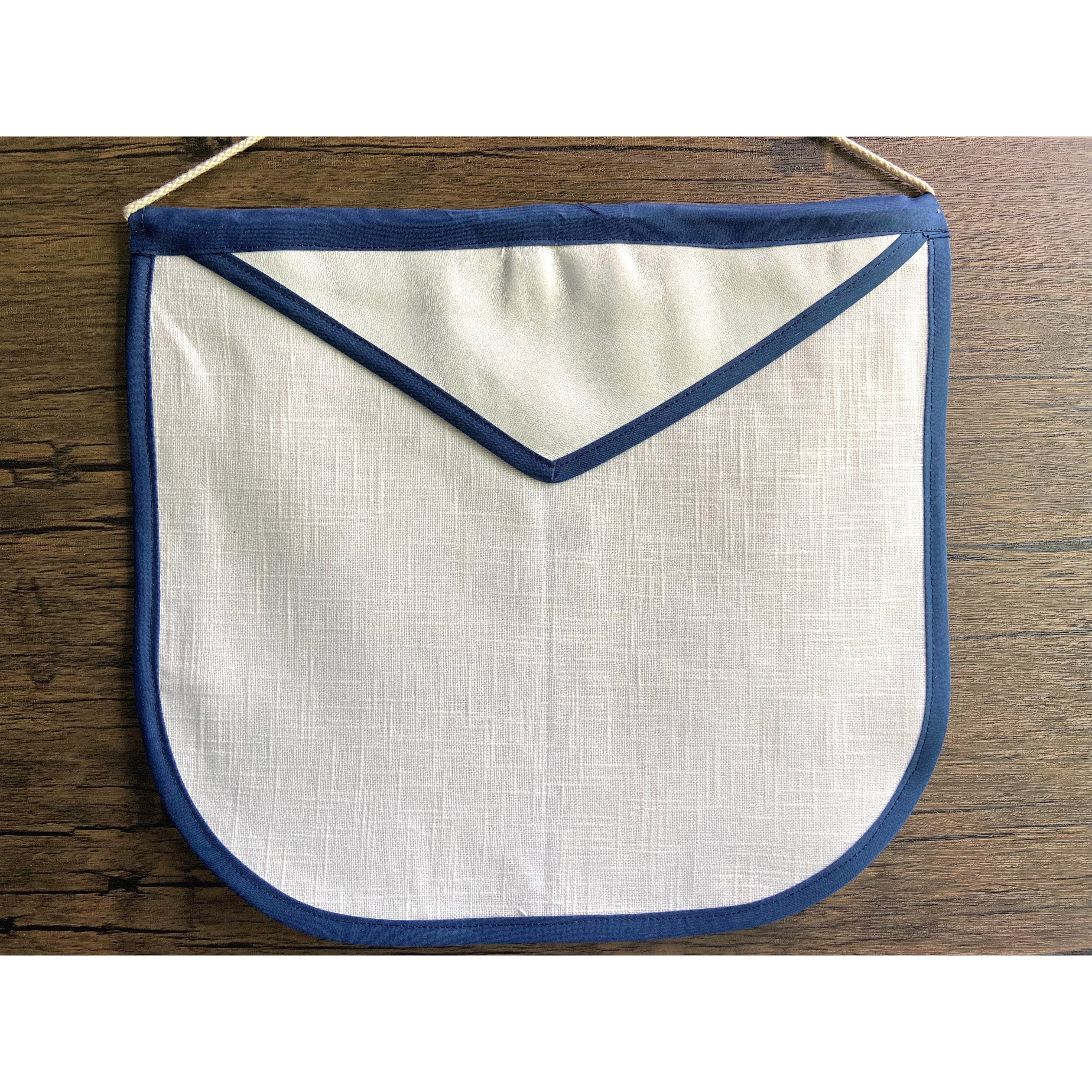 Masonic Pin Display Apron (Blue Border)