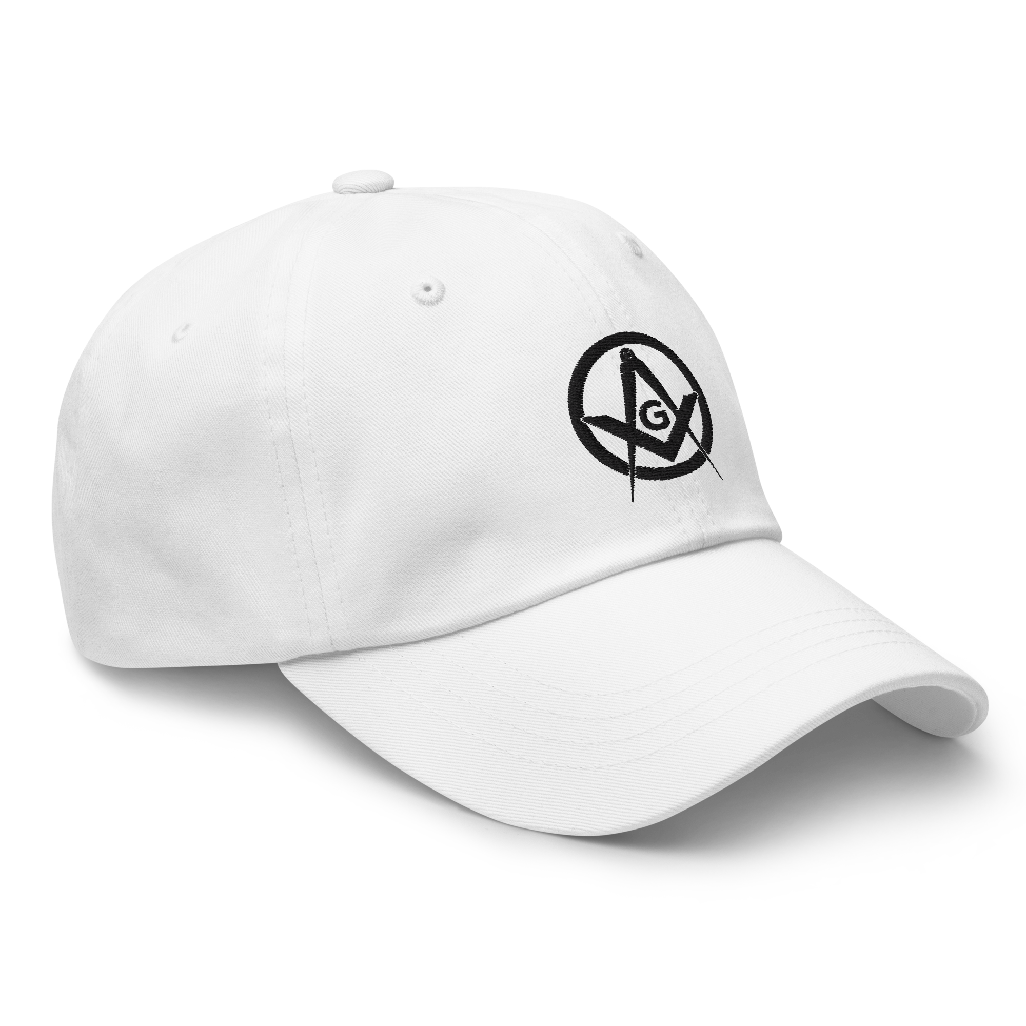 Square and Compass with G Classic Dad Hat