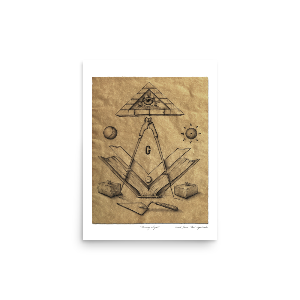 Masonic Light | Raising Light | Master Mason Art