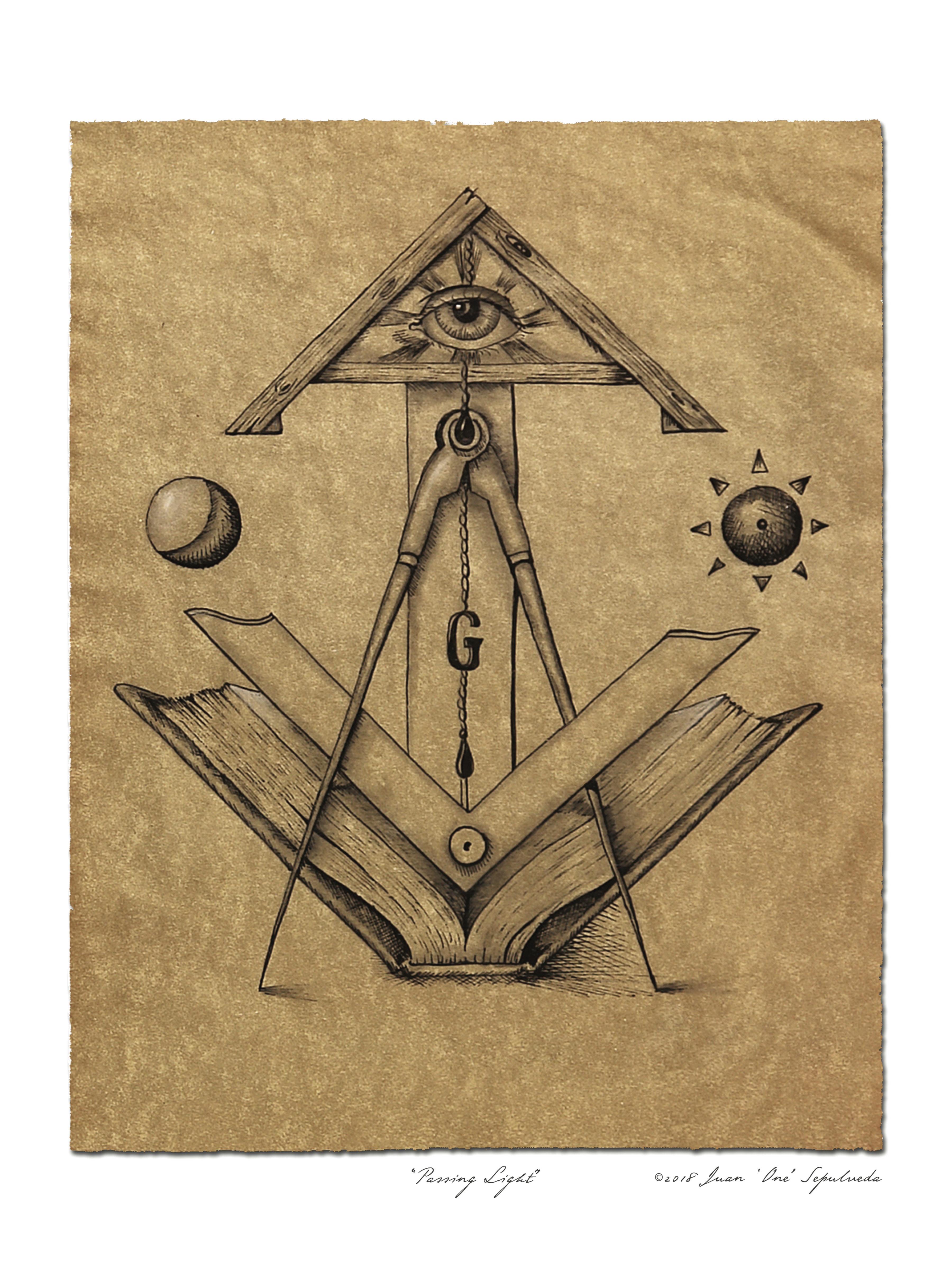 Masonic Light | Passing Light | Fellowcraft Art