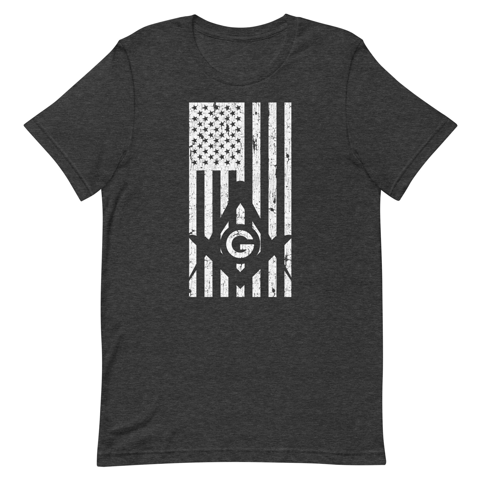 Square and Compass with G and Flag T-Shirt